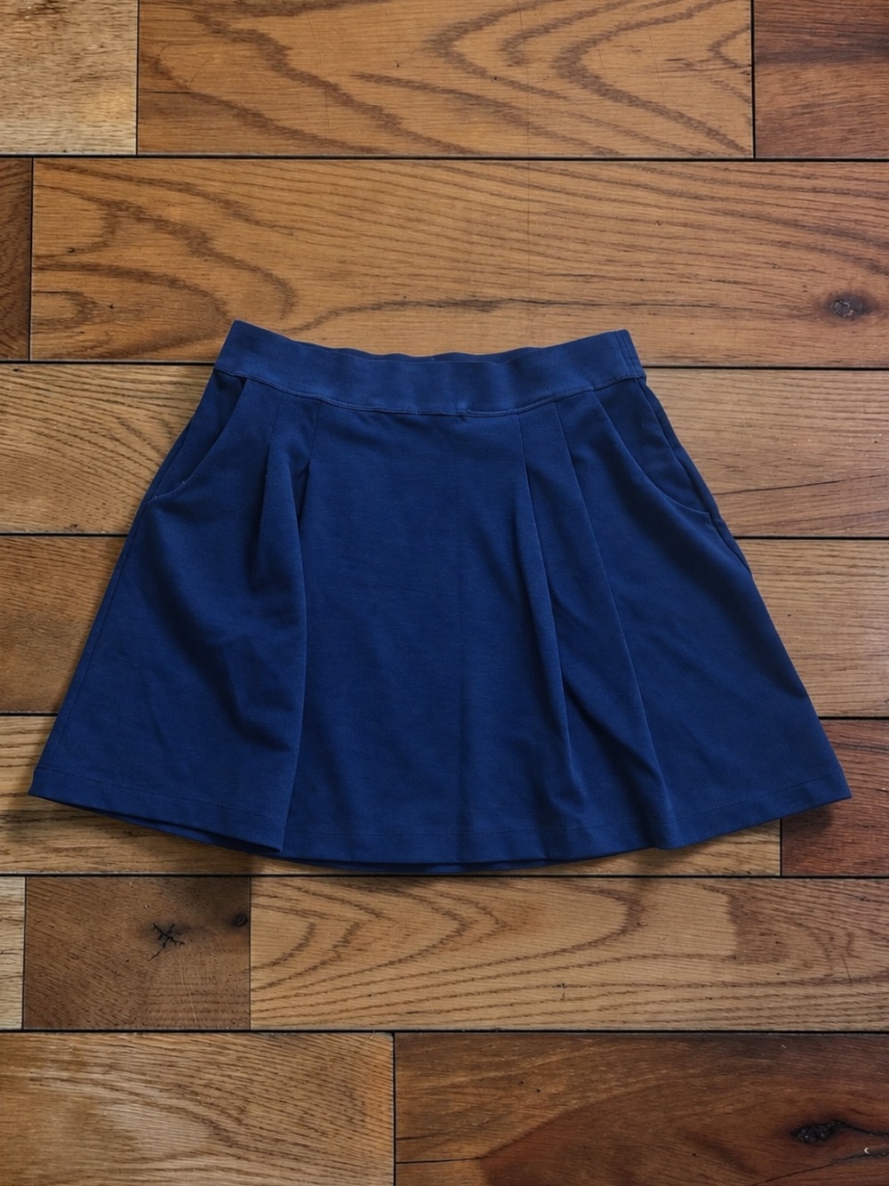 Gap Women’s Navy Blue Pleated A-Line Mini Skirt Size M